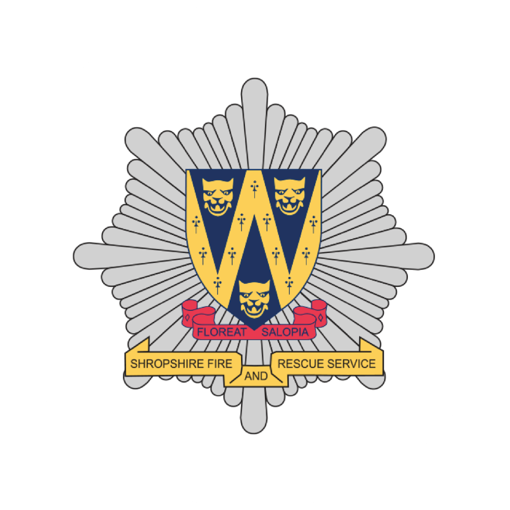 Shropshire Fire and Rescue Service Logo Circle
